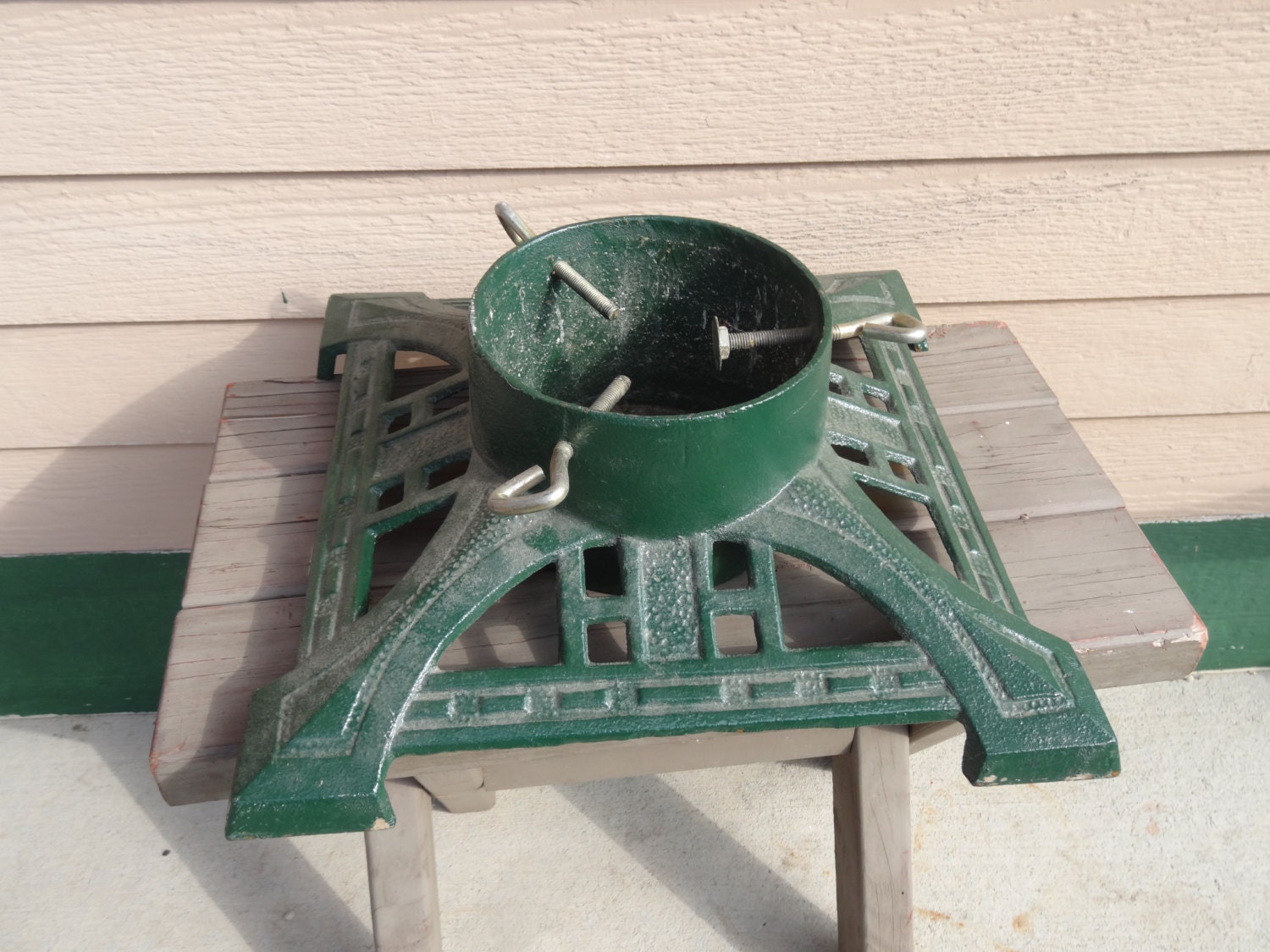 Vintage Cast Iron Christmas Tree Stand