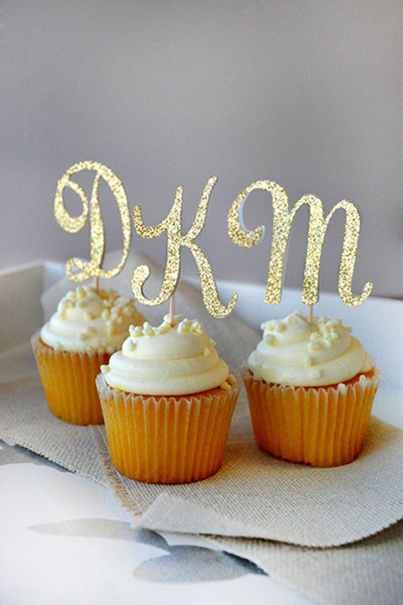 Free Printable Letter Cupcake Toppers