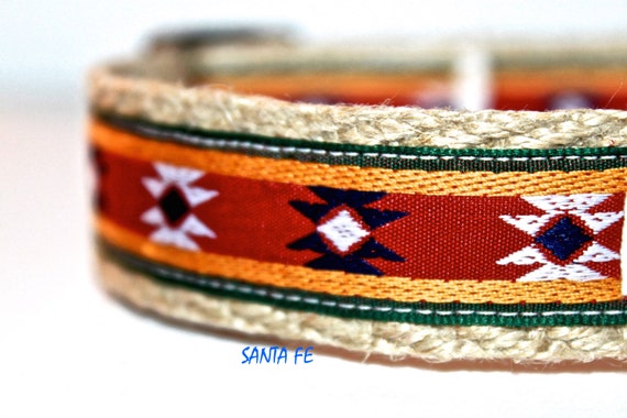 Southwest Dog Collar Western Dog Collar Dog Collar Stripe