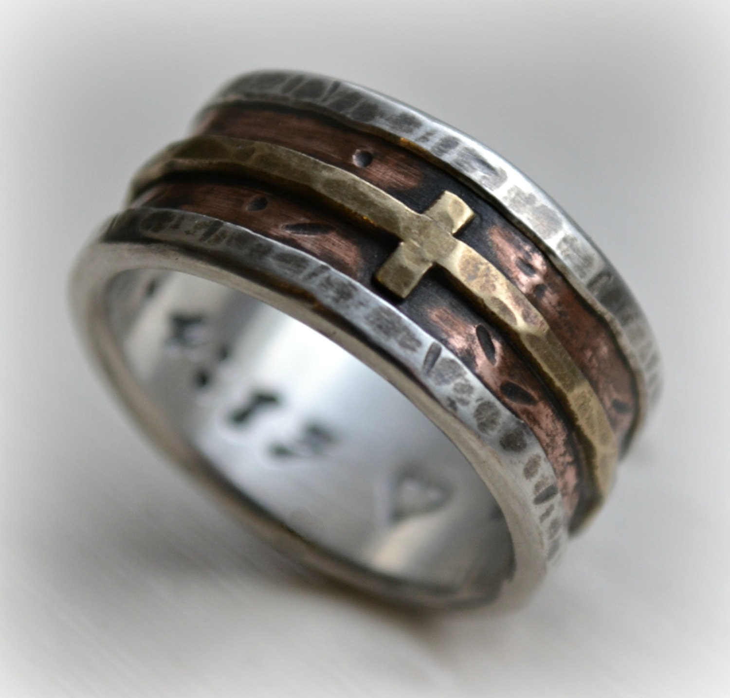 Custom christian wedding rings