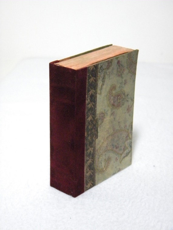 Items similar to Antique Looking Book Decorative Keepsake Box Large