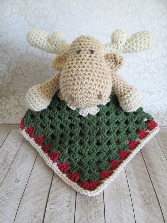 moose lovey blanket