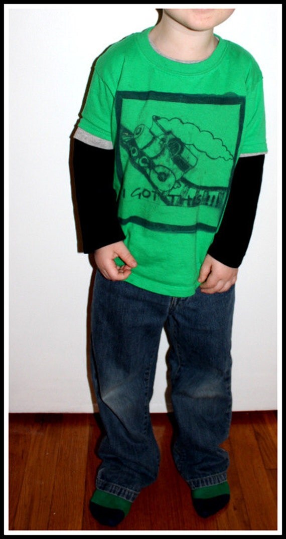 Train shirt Train t-shirt Graphic shirt by ButternutDesigns