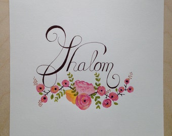 Shalom - original painting -