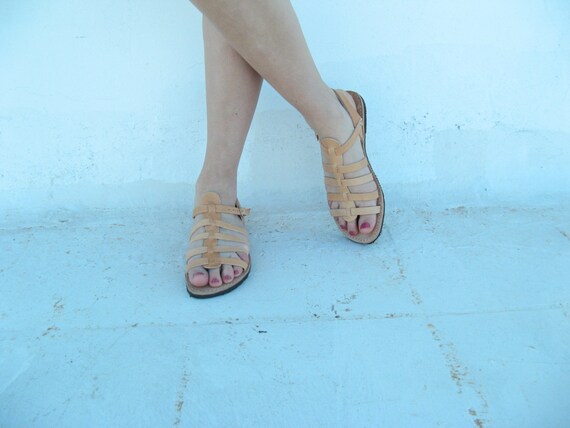 ... Greek Sandals,Barefoot sandals,Genuine leather! Womens sandals! Mens