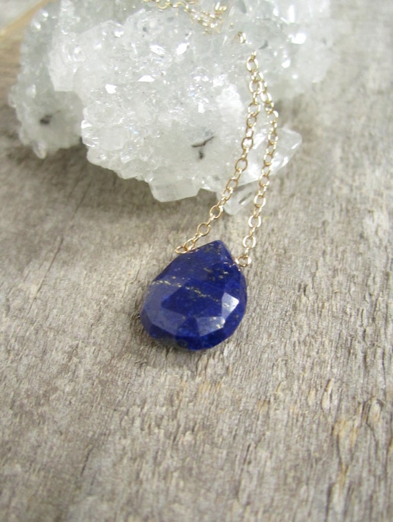 Blue Lapis Necklace Lapis Lazuli Necklace Lapis Lazuli