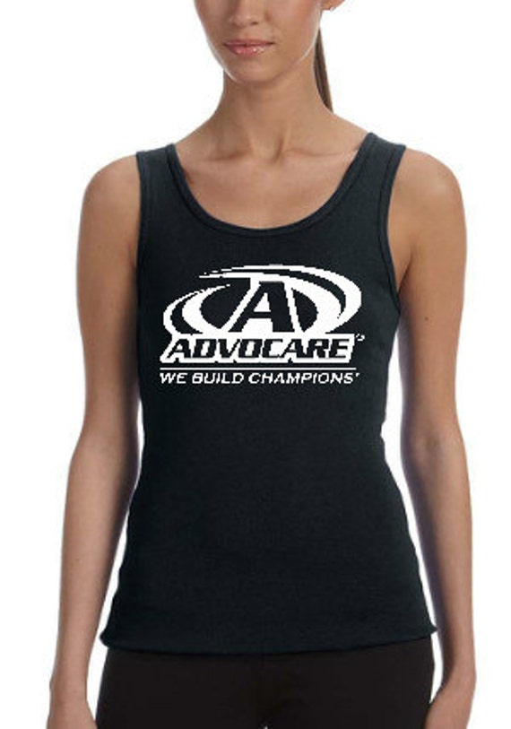 Ladies AdvoCare Logo Tank Top Shirt Black by GinasCreations105