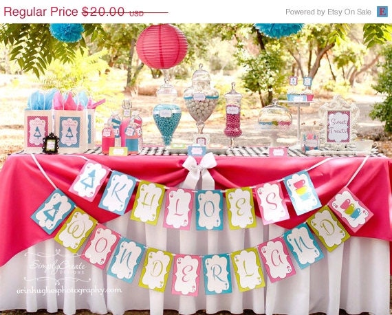 SALE Tea Party Printable Package DIGITAL Birthday Package Il_570xn