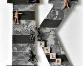 Wood Letter Boy's Room Girl's Room Letter Wall Hanging Distressed ACU Fabric Letter Your Choice of Letter A to Z Toy Army Soldiers Wood Letter Boy's Room Girl's Room Letter Wall Hanging Distressed ACU Fabric Letter Your Choice of Letter A to Z Toy Army Soldiers