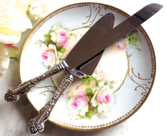 Items similar to Ornate Sterling  Silver  Wedding  Cake  Knife 