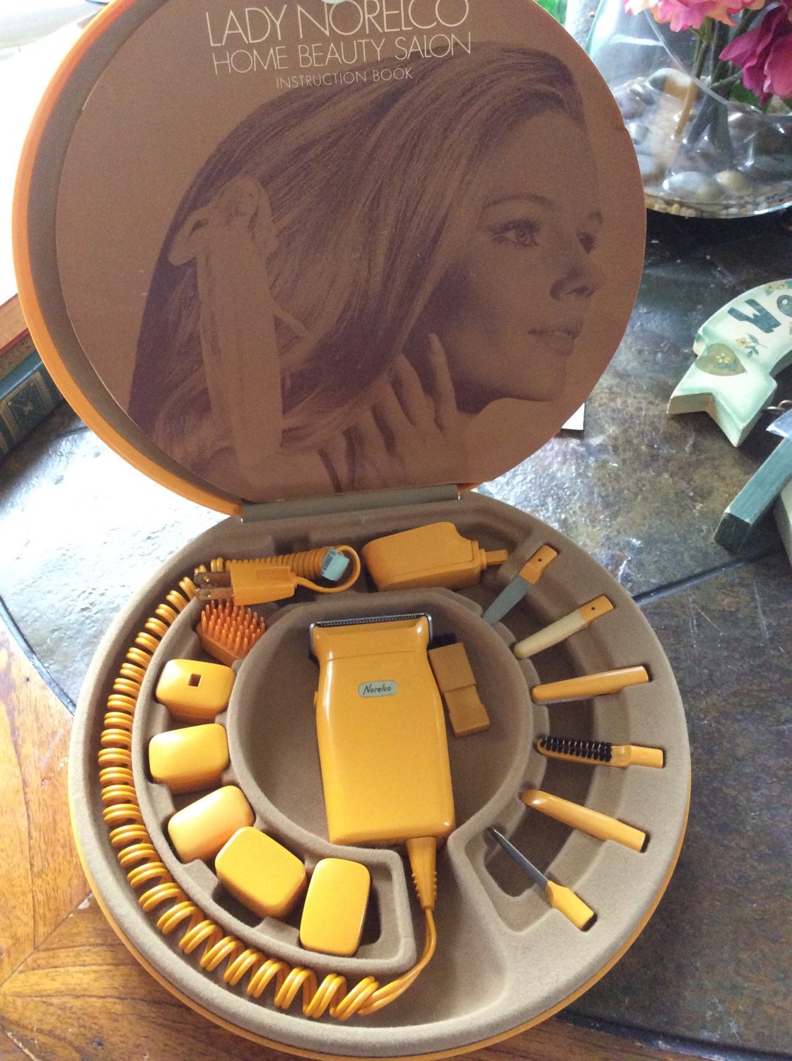 Vintage Lady Norelco Home Beauty Salon stunning by EMTWTT on Etsy