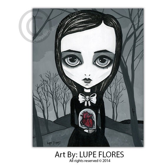 Cursed Heart 8x10 By <b>Lupe Flores</b> art print - il_570xN.686336022_24fw