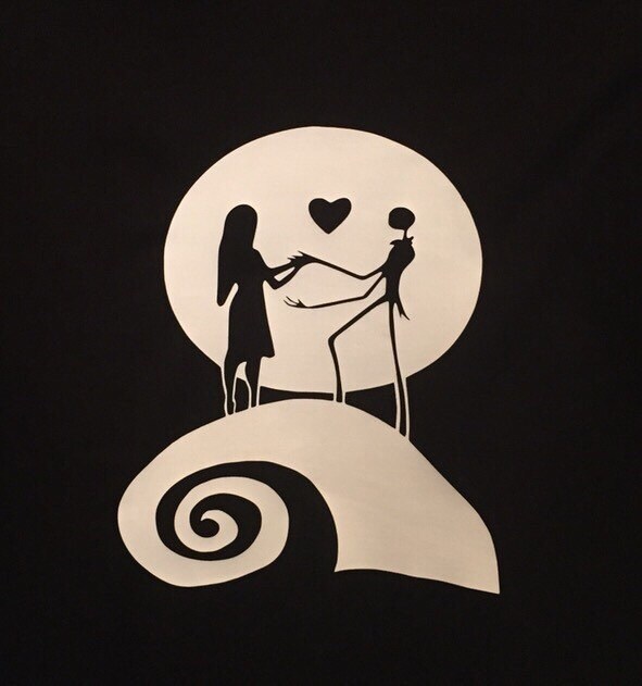 Nightmare before Christmas decal by 3rdDegreeLaser on Etsy