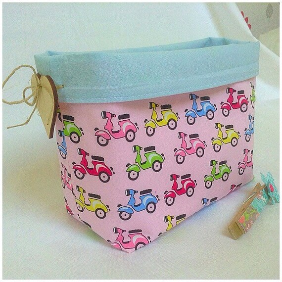 Fabric storage basket by Maycia on Etsy