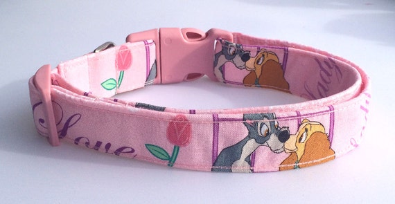 Items similar to Lady and The Tramp Dog Collar Size XS, S, M, L on Etsy