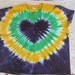 SALE!! Tie dye shirt, Women's 3XL- I "heart" the Mardi Gras- BIG DISCOUNT, 300