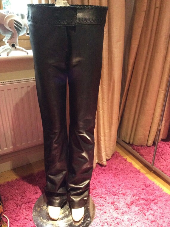 karen millen leather trousers