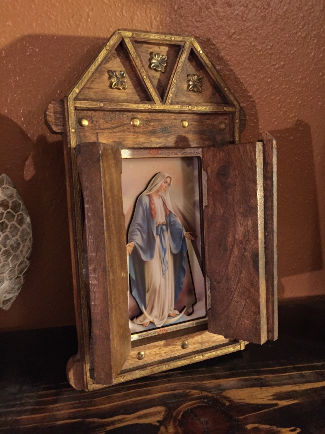 Virgin Mary Shrine Holy Mother mary Alter Madonna Blessed