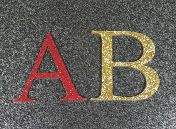 Acrylic Letters and Numbers 1/8 Inch Peel and Stick