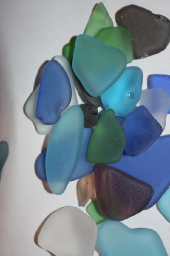 2 lbs Sea Glass Tumbled Sea Glass machine tumbled Sea