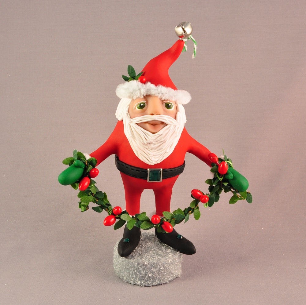 Polymer Clay Santa Claus Figurine