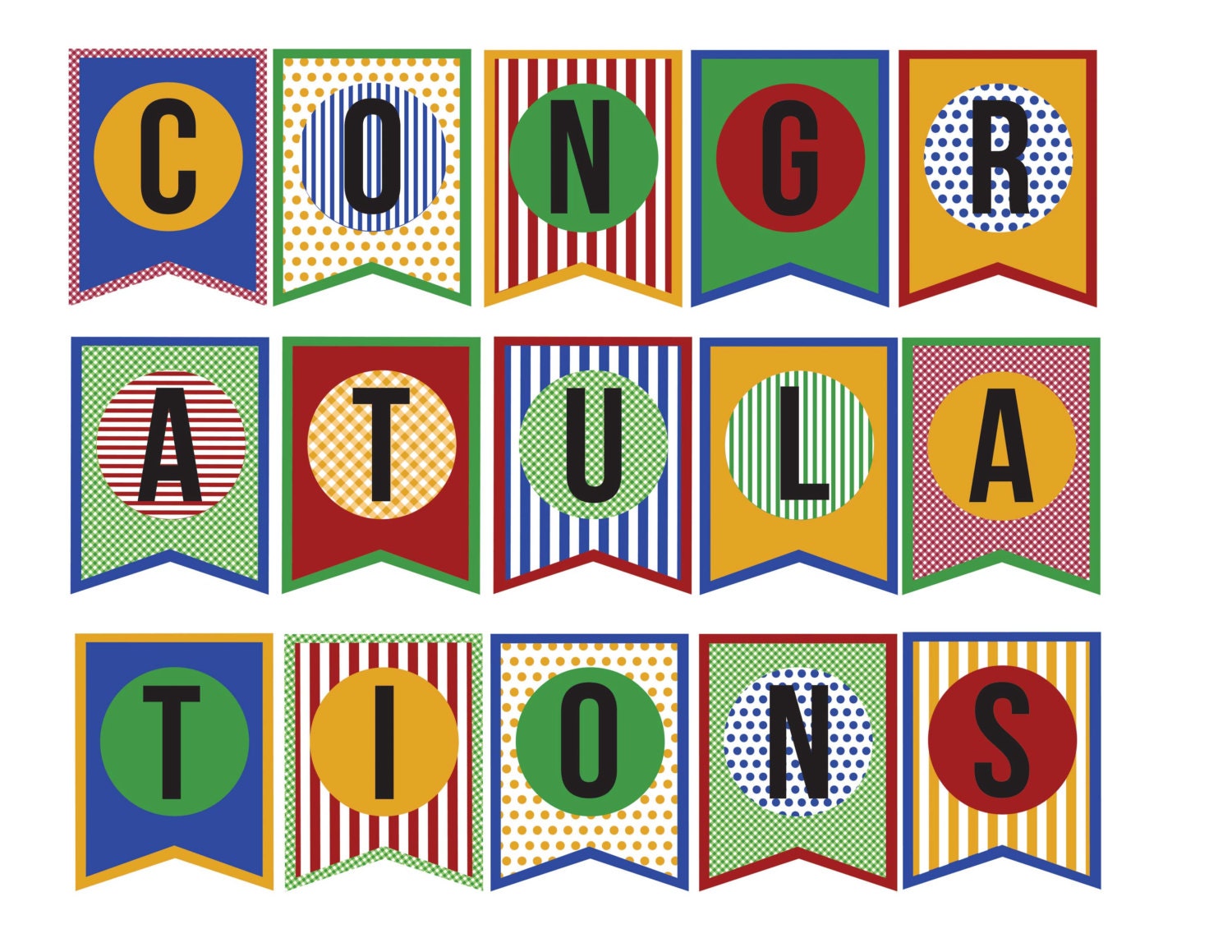 Congratulations Banner Free Printable Pdf