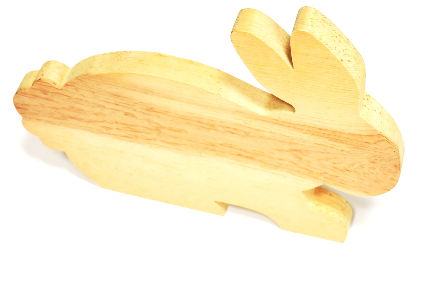 Unfinished Wood Rabbit Wooden Sitting Bunny Blank Cutout to