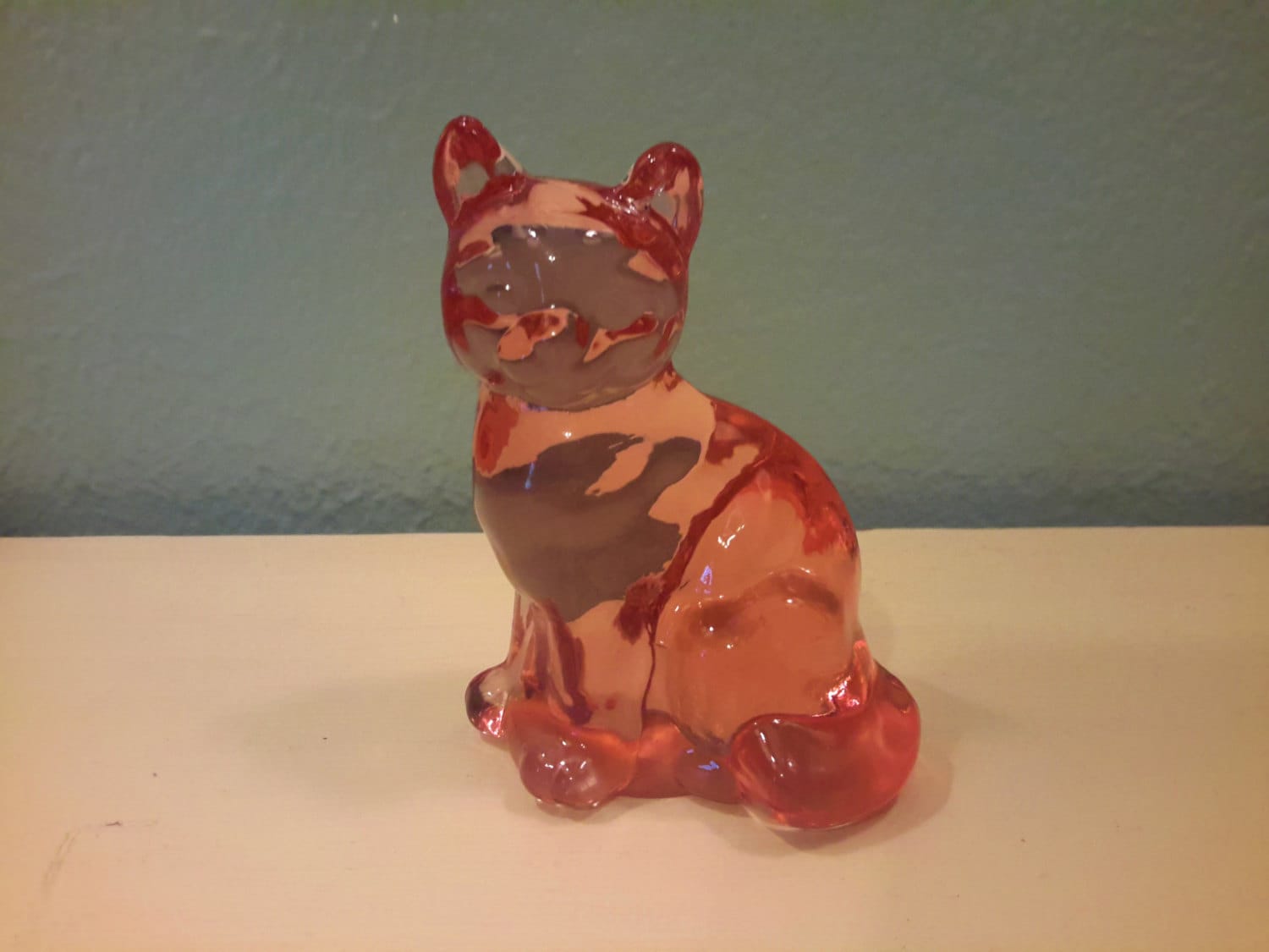 fenton art glass cat figurines