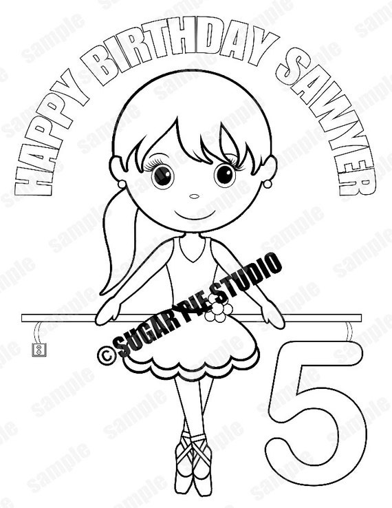 dance coloring pages personalized - photo #9