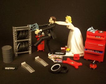 Snap on wedding cake topper