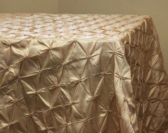 tablecloth gold champagne