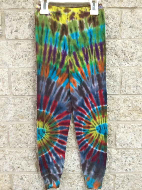 Tie Dye Pajama Pants with Dragon Eyes