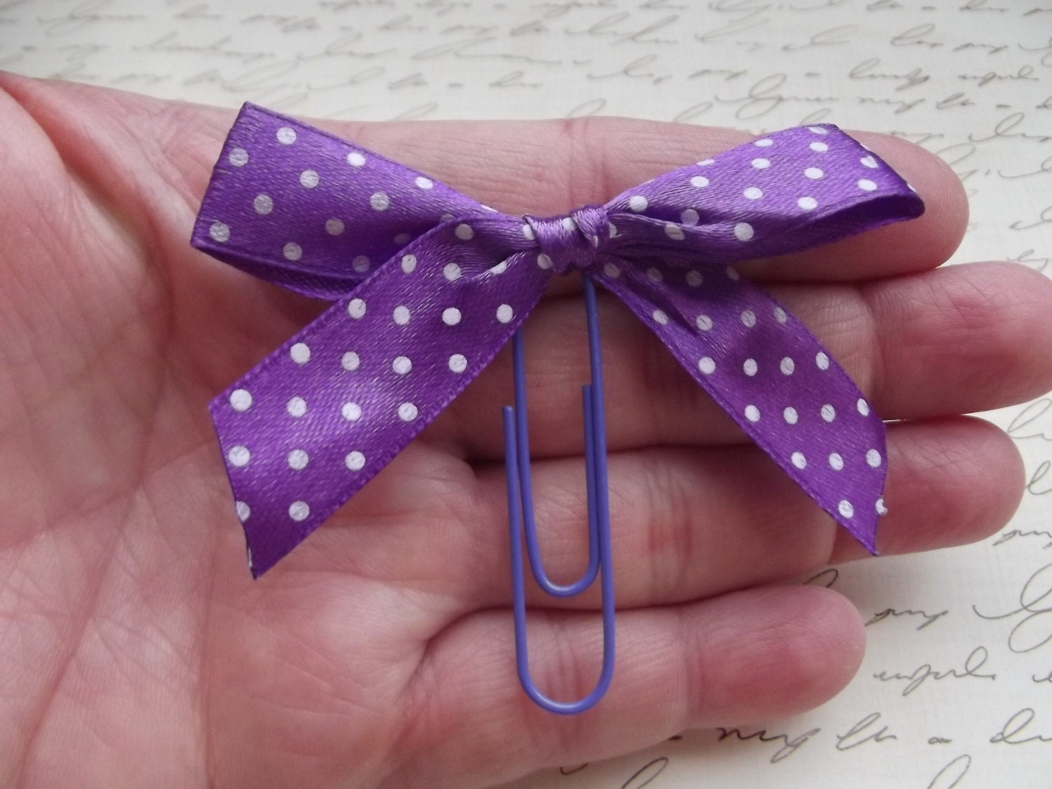 4 Ribbon Bookmarks Jumbo Paperclip Paperclip Bookmarks