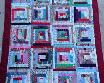Vintage Antique Calico Quilt