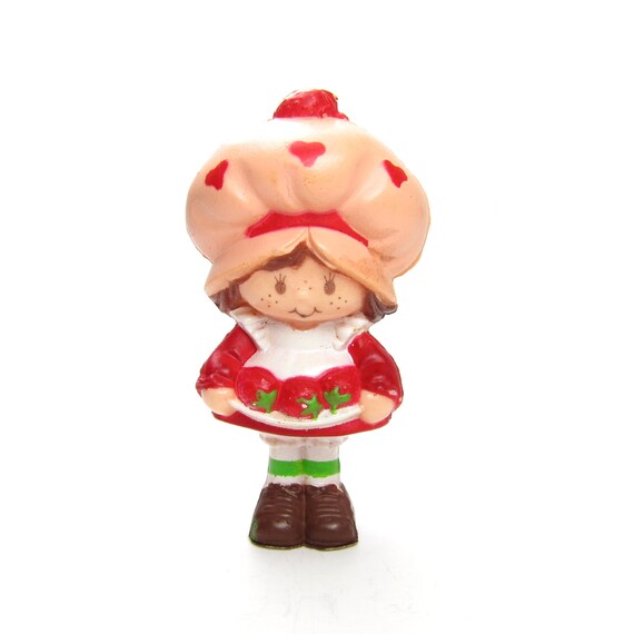 Strawberry Shortcake Miniature Figurine by BrownEyedRoseVintage