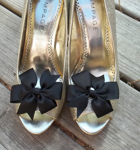 Wedding Shoe Clips Bridal Shoe Clips Grosgrain Bow Shoe