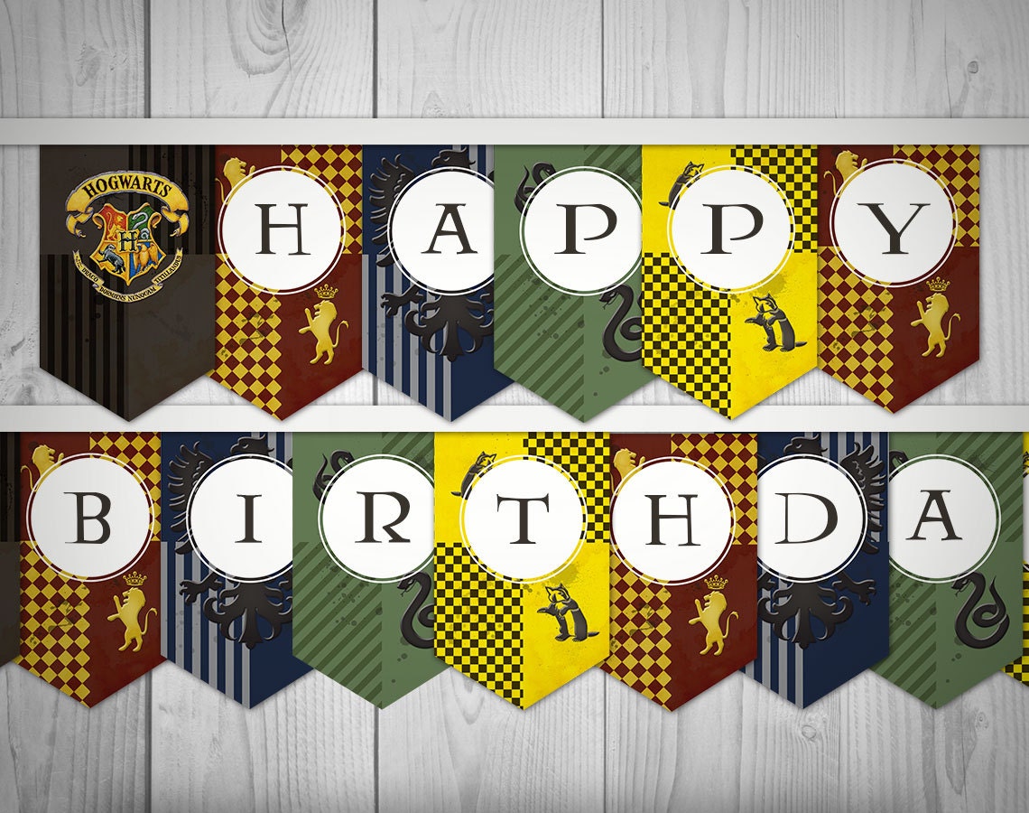 Free Printable Harry Potter Birthday Decorations Printable Templates