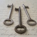 Antique Skeleton Keys - Keys to the Farmhouse - Rustic Farmhouse Decor