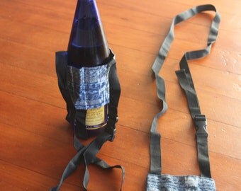 Adjustable Water Bottle Carrier - A Festival Essential!
