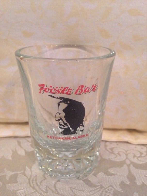 Focsle Bar Ketchikan Alaska Shot Glass by MaidenVoyageAlaska