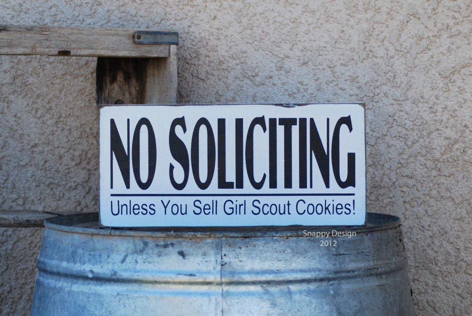 No Soliciting Girl Scout Cookies