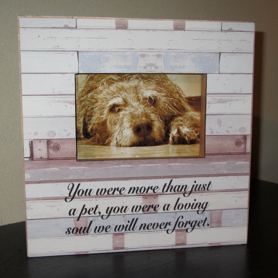 Items similar to Personalized pet memory Frame In Loving