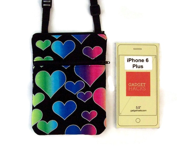 iphone 6 plus Cross body Bag Hearts