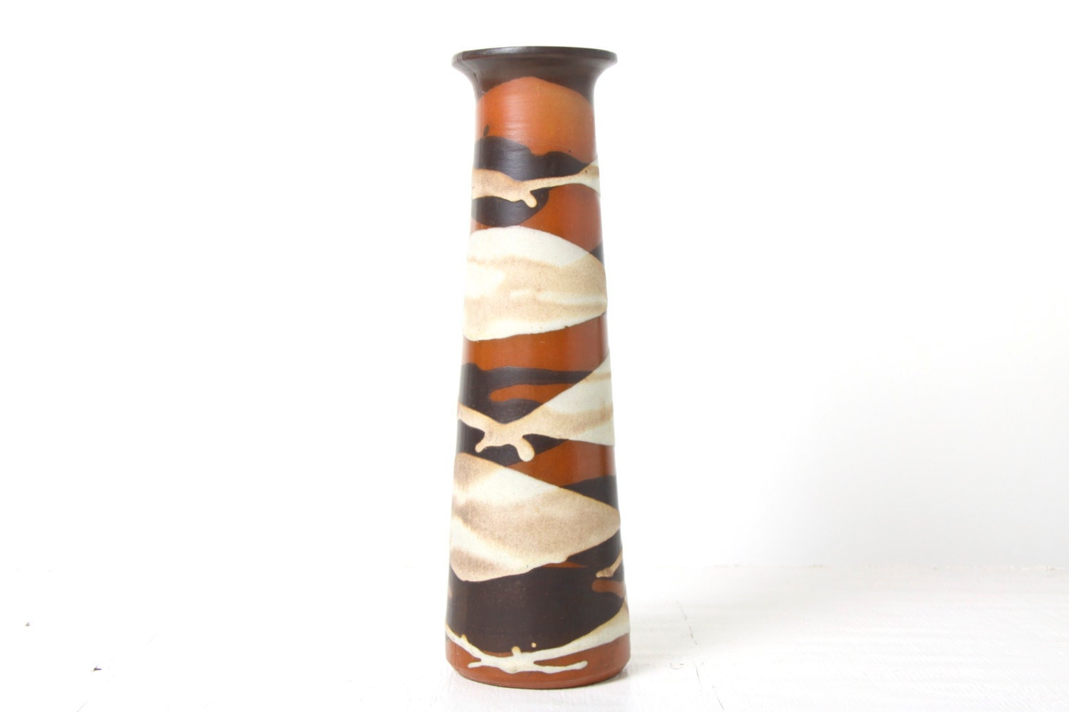 Shelf Pottery vase Halifax England 1970s studio pottery