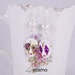 Venetian mask, precious porcelain silver earrings with unique miniature porcelain Venetian masks and white pearls, trendy, fashion earrings