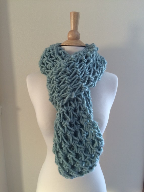 DIY Crochet Pattern: Roving Infinity Scarf easy crochet P D