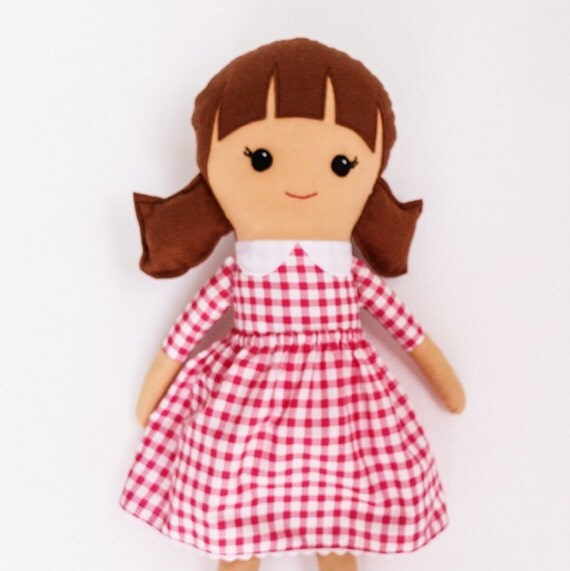 SALE Handmade rag doll 24 large rag doll cloth