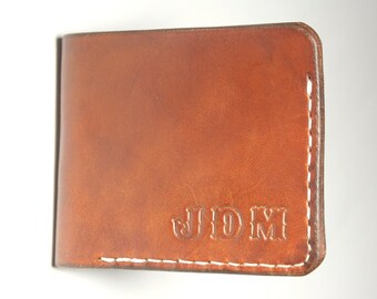 Handmade Leather wallet. Personalized