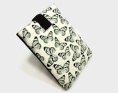 Hand Crafted Tablet Case from Black and White Butterfly Fabric/Case for:iPad,Kindle Fire HD,Samsung Galaxy Tab, Google Nexus, iPad Air, Nook