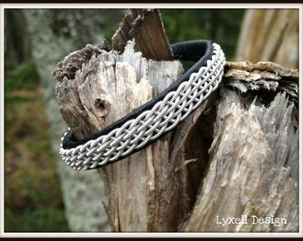 Lapland Sami Bracelet, Reindeer leather, Custom made